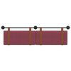 vidaXL Cabecera Colgante Liso Rojo vino 170 x 55 x 5 cm PU antiguo