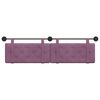 vidaXL Cabecera Colgante Morado 170 x 55 x 5 cm Terciopelo