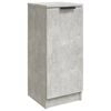 vidaXL Aparador de madera contrachapada gris hormig&oacute;n 30x30x70 cm