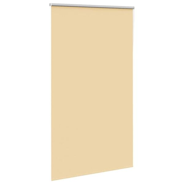 vidaXL Estor Enrollable Opaco Beige 120x230 cm Tela Ancho 116,6 cm