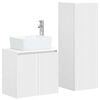 vidaXL Juego de muebles de ba&ntilde;o 2 uds. Blanco 33 x 34,5 x 100 cm