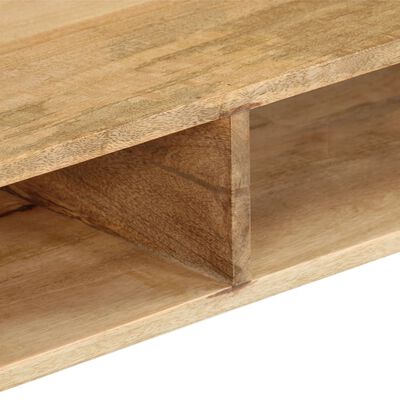 vidaXL Mesa de centro de madera maciza de mango 100x60x45 cm