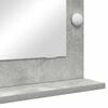 vidaXL Espejo de Tocador Rectangular Gris Concreto 70 x 50 x 18 cm