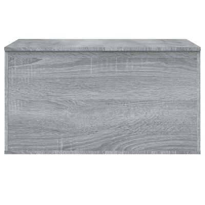 vidaXL Baúl de almacenaje madera contrachapada gris Sonoma 84x42x46 cm