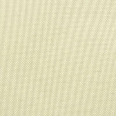 vidaXL Toldo de vela cuadrado tela Oxford color crema 3,6x3,6 m