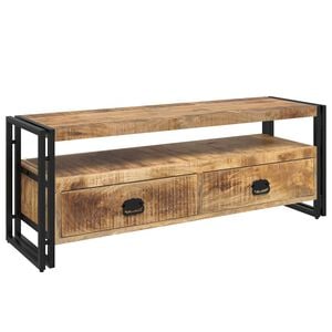 vidaXL Mueble para TV madera maciza de mango 120x35x45 cm