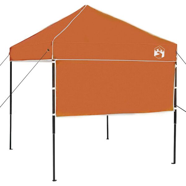 vidaXL Carpa Dosel Manual Naranja 194 x 194 x 251 cm tela