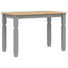 vidaXL Juego de comedor Panama 5 pzas madera maciza de pino gris
