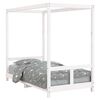 vidaXL Estructura de cama para ni&ntilde;os madera de pino blanco 80x160 cm