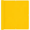 vidaXL Pantalla de Balc&oacute;n Amarillo 110 x 200 cm Tela Oxford