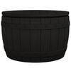 vidaXL Caja de almacenaje de jard&iacute;n 3 en 1 polipropileno negro