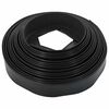 vidaXL Borduras para c&eacute;sped Negro 2000 x 4 x 5 cm Pl&aacute;stico