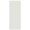 vidaXL Aparador de acero blanco 67x39x95 cm