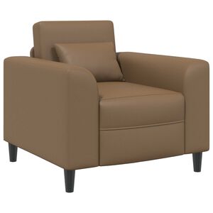 vidaXL Sill&oacute;n Capuchino Cuero sint&eacute;tico
