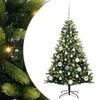 vidaXL &Aacute;rbol de Navidad Artificial Articulado 150 LEDs Verde 120 cm