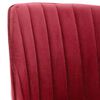 vidaXL Sillas de comedor giratorias 4 uds terciopelo rojo tinto