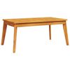 vidaXL Mesa de comedor de jard&iacute;n madera maciza de acacia 100x55x45 cm