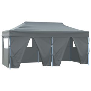 vidaXL Carpa de Fiesta Antracita 291 x 580 x 315 cm Tela Oxford