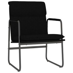vidaXL Sill&oacute;n de relax tela negro 55x64x80 cm