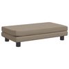 vidaXL Cama de perros extensión cuero sintético capuchino 100x50x30 cm