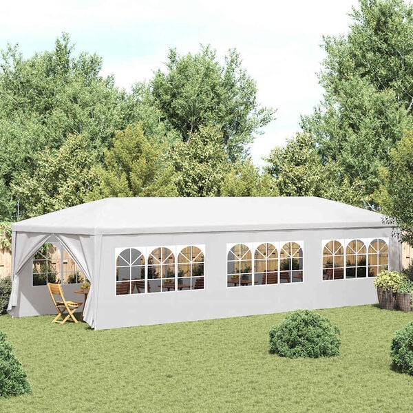vidaXL Carpa para fiestas blanco 3x9 m