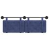 vidaXL Cabecera Colgante Azul Polic&iacute;a 150 x 55 x 5 cm Terciopelo
