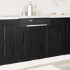 vidaXL Mueble de Cocina Roble Negro 60 x 1,5 x 67 cm