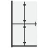 vidaXL Mampara de ducha plegable vidrio ESG esmerilado 100x190 cm