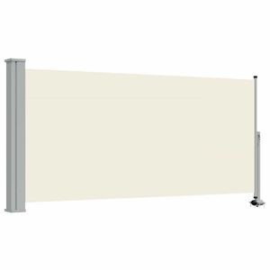 vidaXL Toldo lateral retr&aacute;ctil para patio 120x300 cm crema
