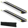 vidaXL Rampa para silla de ruedas 270 kg 2 uds. Negro