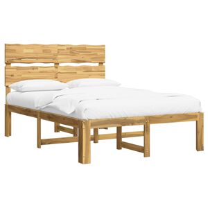 vidaXL Cama doble con cabecero ROSTOCK Blanco 140 x 190 cm