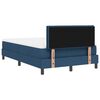 vidaXL Cama tipo Box Spring con colch&oacute;n con LED Azul 120 x 200 cm tela