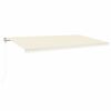 vidaXL Toldo retr&aacute;ctil autom&aacute;tico crema 600x350 cm