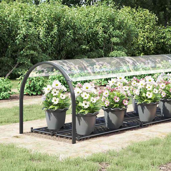 vidaXL Lona transparente con ojales PVC 1x5 m