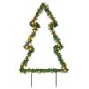 vidaXL &Aacute;rbol de Navidad luces decorativas con estacas 115 LED 90 cm