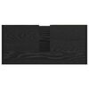 vidaXL Mueble de Cuarto de Ba&ntilde;o con puerta Roble Negro 63 x 29 x 55 cm