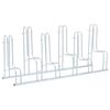 vidaXL Soporte para 6 bicicletas suelo independiente acero galvanizado
