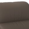 vidaXL Sill&oacute;n de masaje de cuero sint&eacute;tico gris