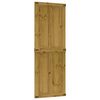vidaXL Puerta Corrediza Corona Marr&oacute;n Miel 70 x 210 cm