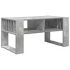vidaXL Mesa de Caf&eacute; Gris Concreto 92 x 49,5 x 45 cm