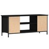 vidaXL Gabinete de TV Roble Negro 102 x 35 x 45 cm