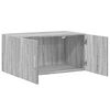 vidaXL Armario de pared madera de ingenier&iacute;a gris Sonoma 80x42,5x40 cm