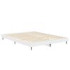 vidaXL Estructura de cama madera de ingenier&iacute;a blanca 135x190 cm