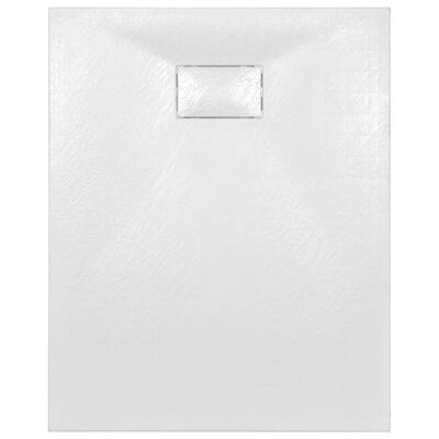 vidaXL Plato de ducha SMC blanco 100x80 cm