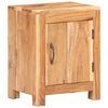 vidaXL Mesita de noche de madera maciza de acacia 40x30x50 cm