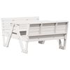 vidaXL Mesa de p&iacute;cnic para ni&ntilde;os madera maciza pino blanco 88x122x58cm