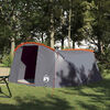 vidaXL Tienda de campaña tipo túnel Gris y naranja 318 x 275 x 140 cm