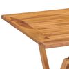 vidaXL Set de comedor de jard&iacute;n plegable 5 pzas madera maciza de teca