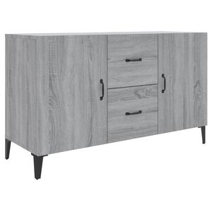 vidaXL Aparador de madera de ingenier&iacute;a gris Sonoma 100x36x60 cm