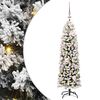 vidaXL &Aacute;rbol de Navidad artificial Verde 120 cm PVC, Acero y Pl&aacute;stico